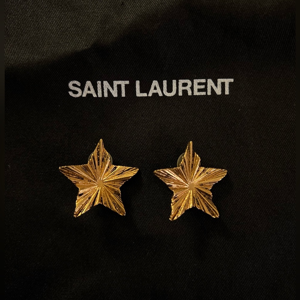 Saint Laurent Star Earrings ⭐️